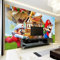 XLMING Super Mario Wandbild Personalisierte 3D Wandbild Spiel Tapete Kinderzimmer Jungen Schlafzimmer Kunst Raumdekoration Cartoon-430cm×300cm