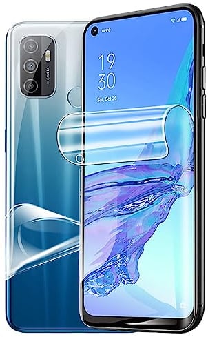 TMahhbid [2 piezas] Protector de Pantalla de Hidrogel para Oppo A53 4G / Oppo A53S 4G (6.5 Pulgadas), Protector de Pantalla de TPU Suave Transparente [NO vidrio templado]