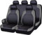 CAKERS Auto Sitzbezüge Set für VW ID.3 ID3 Pro/S/Pure/Pro Performance Id 32021 2022 2023 2024, Auto Schonbezüge Komplettset,Leder 5-Sitze Autositz Sitzschoner,C