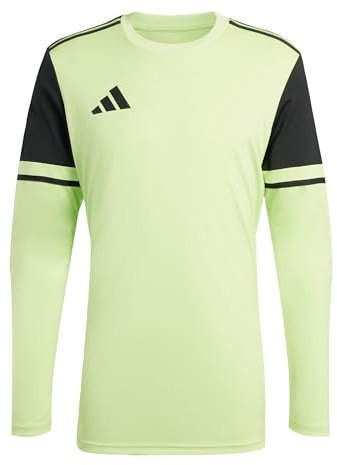 adidas Men's SQUADRA25 Goalkeeper Jersey Long Sleeve, Pulse Lime/Black, 3XL