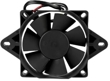 Ventilatore radiatore per moto, ventola di raffreddamento elettrica motore, 12 V/15 W ventola di raffreddamento per moto ATV Karter Quad 150c C 200c C 250c C 250c C Nero