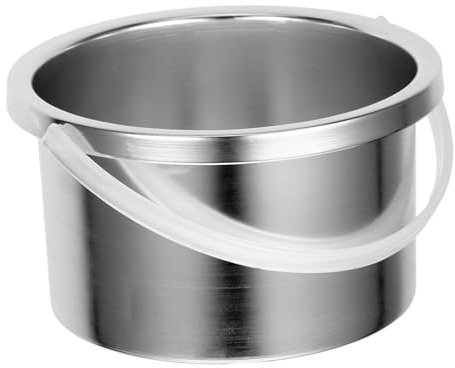 FRCOLOR Wax Melting Pot Inner Pot 500ml Aluminum Wax Warmer Replacement Container for Hair Removal Waxing Machine Accessory for Professional Use