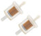 2PCS Inline Fuel Filter compatible with Briggs Stratton 691035, 40 Micron 1/4 Diesel Petrol Fuel Filter Fit 6mm 8mm Pipes