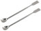 CVNRCLP 7.9in Stainless Steel Lab Spatula - Double-Ended Laboratory Sampling Spoon with Flat Square & Spoon Ends for Precise Measurement and Mixing.