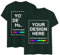 T-Shirt Donna Personalizzabile con Foto E Scritta T-Shirt Stampa Fronte Retro Progetta La Tua Maglietta Design Unico E Originale Tee Top Personalizzata su Richiesta Maglia Donna Manica Corta