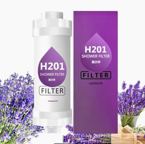 Filtro doccia con aroma e vitamina C, migliora la salute della pelle e dei capelli (aroma di lavanda)