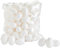 miamiXa 10 bis 500 Stück Eier aus Kunststoff zum aufhängen · weiß · 45 x 60 mm · Großhandelspackung · Ostereier · Plastikeier · Kindergartenpackung · Osterdeko selbst bemalen und verzieren (10)