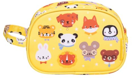 A Little Lovely Company Kulturbeutel | 20,5 x 14 x 9,5 cm |, new pink, Tierfreunde