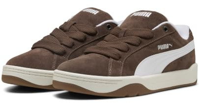 Puma Park Lifestyle Easy SD, Unisex-Sneaker für Erwachsene, Schokoladenbraun, Weiß, Größe 42