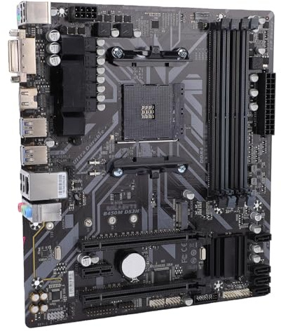 VBESTLIFE B450M AM4 Motherboard Supports 1st 2nd 3rd 4th 5th Gen R3 R5 R7 R9 Athlon 128GB DDR4 3600MHz M2 NVMe SATA RAID for DIY Gaming PC Build
