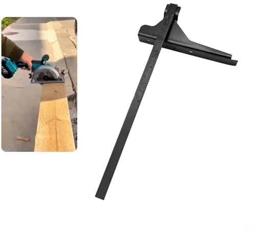 Measuring Scale Attachment for Electric For Circular Saws Enabling Repeatable Cuts and Consistent Engraving Depth in Carpentry