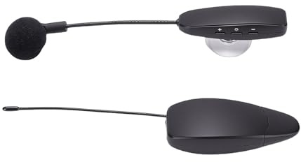 Ausla Microfono Wireless, di Strumenti Wireless con Microfono per Violino ABS UHF con Pickup a 360 Gradi, Portata di 30 M, Latenza di 2,5 Ms per Performance Sul Palco di Chitarra per Violino