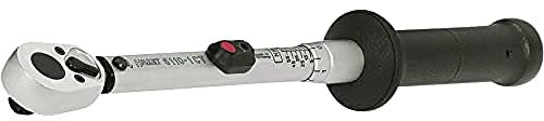 Hazet Drehmoment-Schlüssel (10 mm (3/8 Zoll) Vierkantantrieb, 20-120 Nm, feine Skaleneinteilung, ± 2% Genauigkeit in Betätigungsrichtung) 6111-1CT, System 6000-ct