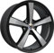 D&W Le Mans neroinox 8,5x19 5/112 ET35 VW Golf V / Variant / Plus 1K/M/P Alu felgen