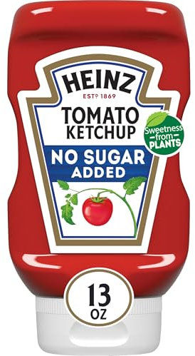 Heinz Reduced Sugar Tomato Ketchup 368 ml, Low Carb, Low Calories