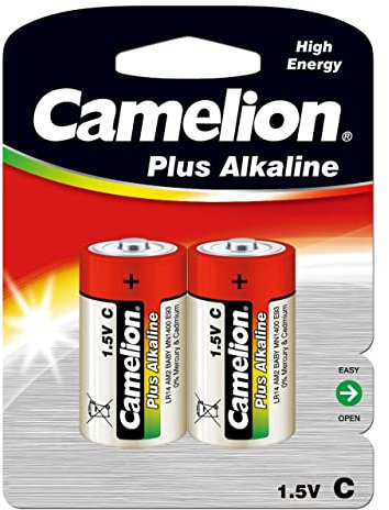 Camelion Batterie Plus Typ MN1400 Alkaline 2er Blister, Alkaline, 1,5V