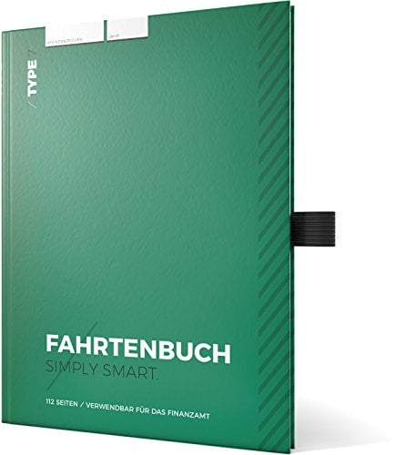 Type 7 - Premium-Fahrtenbuch, Hardcover, DIN A5, 112 Seiten, für Finanzamt geeignet - für PKW und LKW - Für Deutschland und Österreich