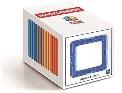 MAGFORMERS GmbH 278-06 Magformers Vierecke 12 Stück, bunt