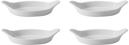 Utopia Titan Oval Eared Dish 8.5inch / 22cm, Pack of 4