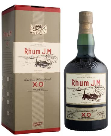 Rhum J.M Très Vieux Rhum Agricole X.O 45% Vol. 0,7l in Giftbox