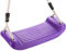 Loggyland Balançoire à Siège en Plastique, Balançoire en Planches pour Enfants - Violet/Violet