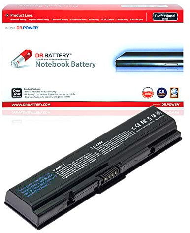 DR. BATTERY PA3534U-1BRS PA3533U-1BRS Battery Replacement for Toshiba Satellite A205 A300 L300 L500 L505 L550 L555 Pro L300 Series PA3535U-1BRS PA3535U-1BAS PABAS174 PABAS098 PABAS097 [10.8V / 48Wh]