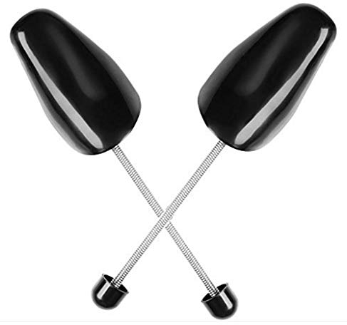 Upstore 1 Pair Plastic Adjustable Length Men Shoe Tree Shoe Stretcher Holder Organizers Practical Shoes Shape Keeper Boot Holder Support with Tension Spring Coil Keep Shoes in Good Shape