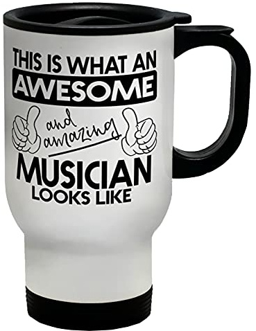 Shopagift This is What an Awesome and Amazing Musician Looks Like Travel Mug Cup