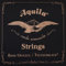 Aquila 140U Thunderblack Series - Juego de cuerdas para ukelele/bajo en U (4 cuerdas)