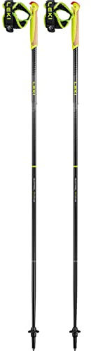 LEKI Evotrail FX.One TA Trailrunningstöcke, Black-Neonyellow-dk Anthracite, 115CM