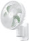 Ventilador oscilante montado en la pared de 8 pulgadas con control remoto, temporizador y ajustes de 4 velocidades, inclinación ajustable, cable de 70 pulgadas ultra silencioso, potente, 7 cuchillas,