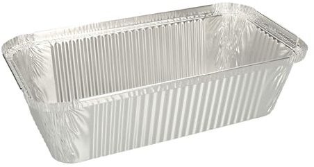 Générique Bandeja de aluminio con tapa bandeja para alimentos desechables, 100 unidades, bandeja de aluminio con ópera Combi Pack -1500 ml