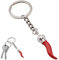 Schlüsselanhänger mit Anhängern emailliert in Hornform Scaramantic Glücksbringer - Neapolitanisches Hörner Herren oder Damen, Scaramanzia – Cornicello Amulett Chili Neapel, Hörner S, M