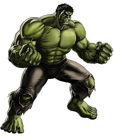Vinyl-Aufkleber, Motiv: The Incredible Hulk, 13,2 cm B x 8,9 cm H