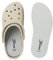 Knixmax Outdoor 2 pares de plantillas unisex extra finas para zuecos Crocs, insertos cómodos para plantilla Birkenstock, zapatos de jardín, zapatos de agua, almohadillas para zapatos sin calcetines