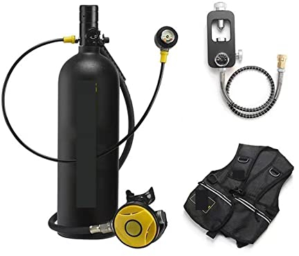 Réservoir de plongée sous-marine Respirateur De Plongée Bouteille D'oxygène Portable Équipement De Plongée Professionnel Mini Ensemble Complet Débutant Combinaison De Plongée Mini bouteilles de plongé
