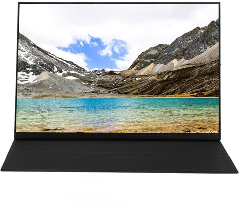 Plyisty Portable Monitor 18 Inch 2.5K 144Hz Full HD Computer Expansion Display, 178 Degree Viewing Angle, HDR High Dynamic Range Image, for Laptop PC PS4 Game