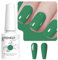 Vishine Olive Gel Nail Polish, 8ml Olive Green High Gloss Soak Off U V Gel Nail Polish for French Nail Manicure Salon DIY L236