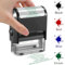 Custom Stamp Selbstfärbende Stempel Personalisierte Rücksendeadresse Gummistempel für Geschäft, bis zu 8 Zeilen