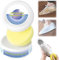BSOON Weisse Schuhe Reinigungs Creme, Sneaker Reiniger Fleckentfernungscreme, White Shoe Cleaning Cream, Multifunktionale Schuhe Reinigungs für alle Oberflächen