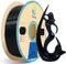 YOUSU PVB Filament 1.75 mm for 3D Printer and 3D Pen 1 kg (2.2 lbs), Printing as Easy as PLA Filament, Can Be Polished with Alcohol to Get a Smooth Surface,PVB Schwarz