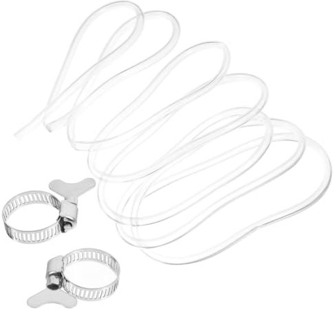 ABOOFAN Schlauch Für Fassbier Biergasleitung Transparentes Rohr Installieren Mit Schlauchschellen Geeignet Für Weinherstellung Und Brauprozesse