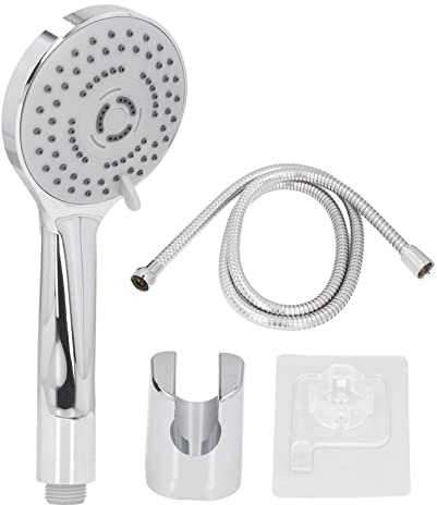 Soffione doccia a pioggia, soffione doccia a mano con filettatura esterna G1/2 soffione doccia sovralimentato per montaggio a parete, soffione doccia a mano con ugello grande,