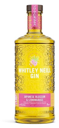 Whitley Neill Japanese Blossom & Lemongrass Gin | 41.3% ABV | 70cl | Amazon Exclusive