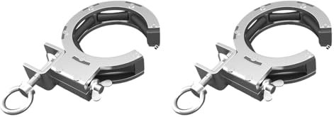 Fenteer Cable Tray Roller Auxiliary Wire Pulling Tool Wire Installation Pulley for Construction Site, Black and Silver, 2 Pieces