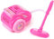 Respicefinem Mini aspiradora eléctrica Niños para bebés Niños para niños de Juguete Ideal para niños Mayores de 3 años Hecho de plástico con Color Rosa o Rojo Rosa impulsado por