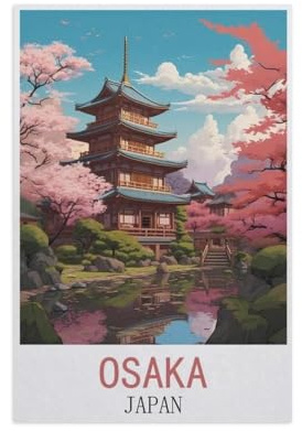 Jigsaw Puzzle 1500 Pieces for Adults，Osaka Japan，Wood Puzzle - Unique Suitable for Teenagers and Adults（57x87cm）-FN82