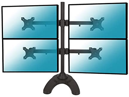 KIMEX - Support pour moniteurs - Sur pieds - 4 écrans - 015-1256