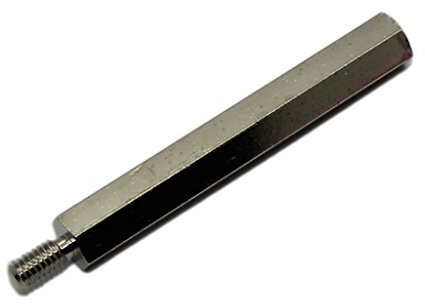 10X 224X55 Distanzmuffe mit Gewinde Innengew: M3 55mm Außengew: M3 Stahl DREMEC