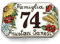 CERAMICHE D'ARTE PARRINI- Künstlerische italienische Keramik Hausnummer 20x13 Dekoration Sonnenblumen, Weizen Stecker und Fliesen Mohnblumen in Italien handgefertigt Toscana gemacht